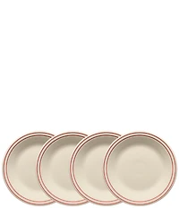 Fiesta Americana Collection Classic Rim Dinner Plates, Set of 4
