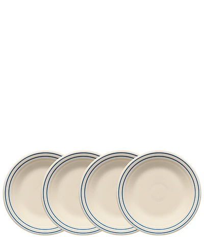 Fiesta Americana Collection Classic Rim Luncheon Plates, Set of 4