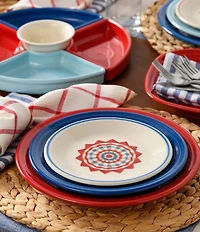 Fiesta Americana Collection Classic Rim Salad Plates, Set of 4