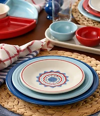 Fiesta Americana Collection Classic Rim Salad Plates, Set of 4
