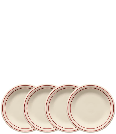 Fiesta Americana Collection Classic Rim Salad Plates, Set of 4