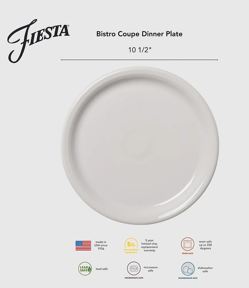 Fiesta Bistro Dinner Plate