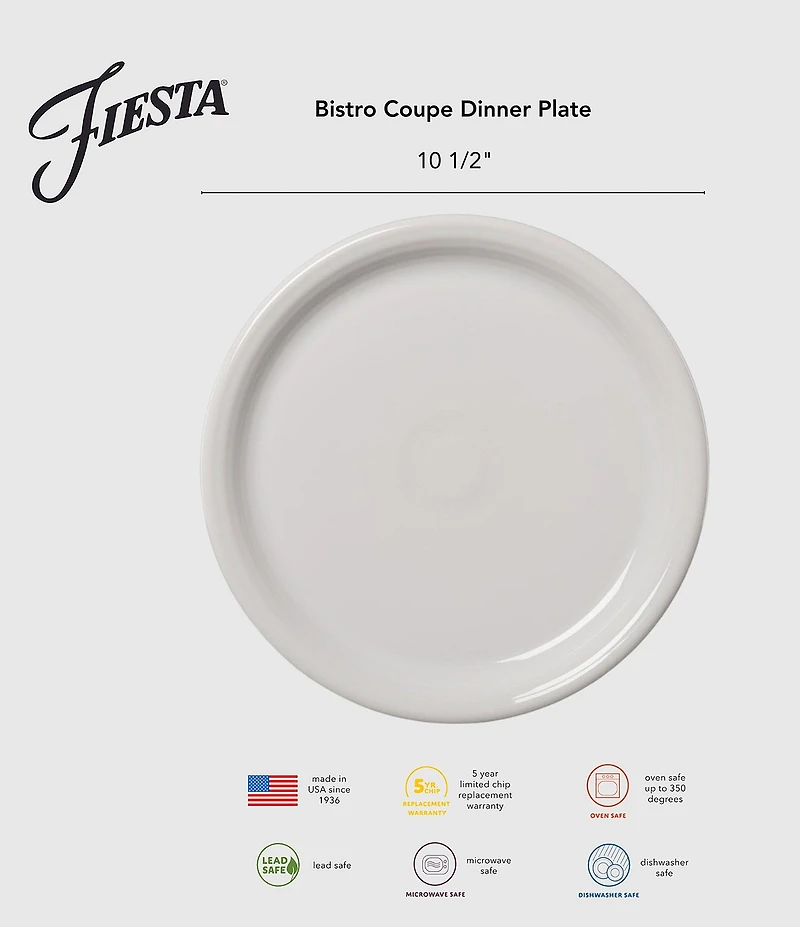 Fiesta Bistro Dinner Plate
