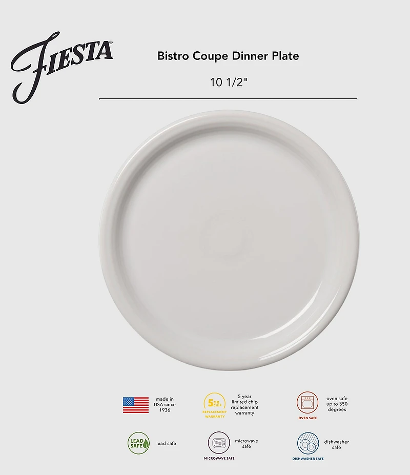 Fiesta Bistro Dinner Plate