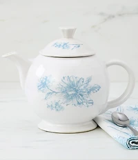 Fiesta Botanical Floral Collection Covered Teapot