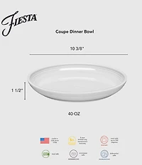Fiesta Coupe 10 3/8 Inch Dinner Plate 40-oz