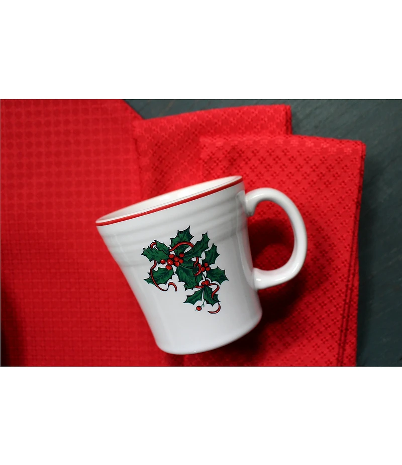 Fiesta Christmas Holly and Ribbon Tapered Mug