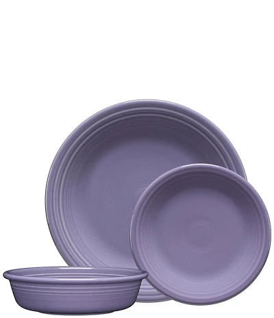 Fiesta Classic Rim 3-Piece Place Setting, Service For 1