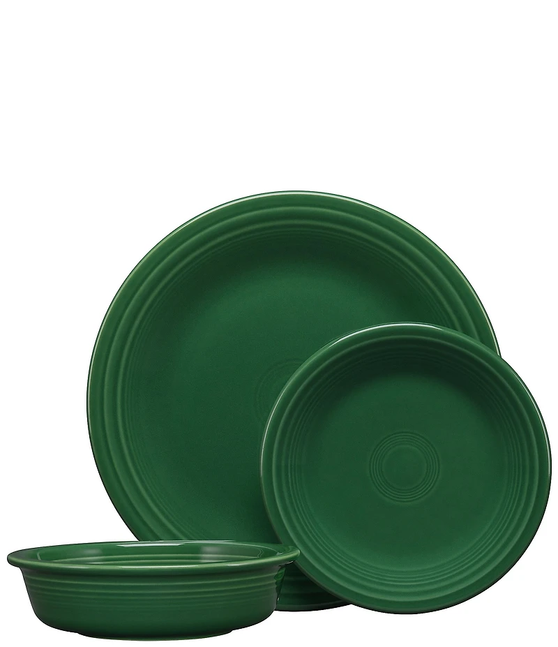 Fiesta Classic Rim 3-Piece Place Setting, Service For 1