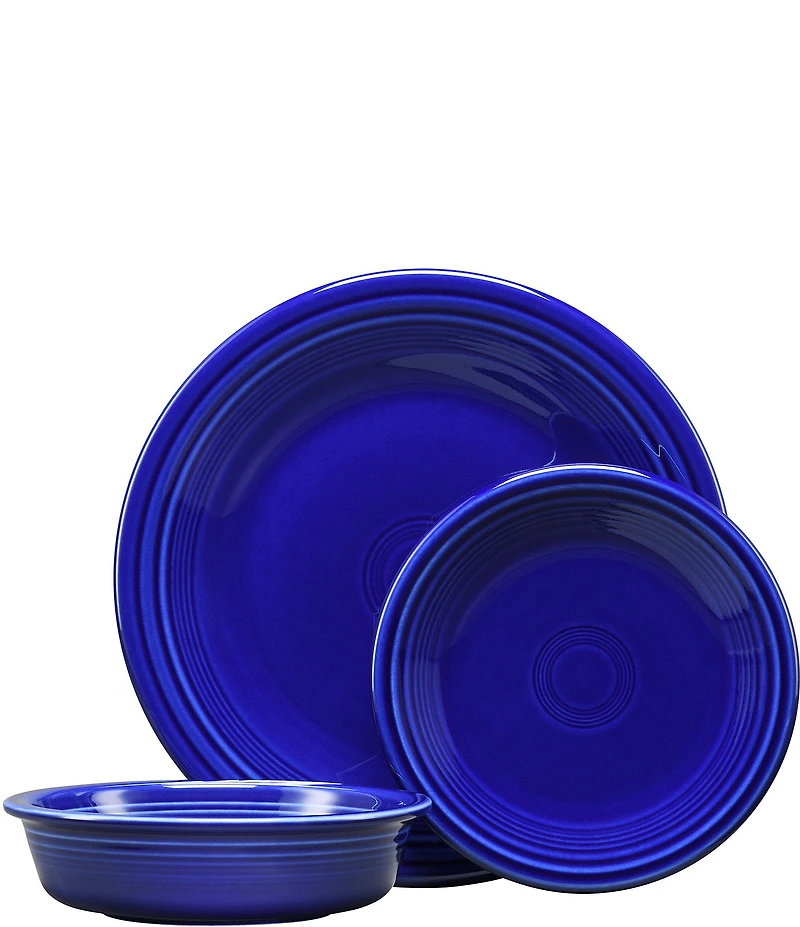Fiesta Classic Rim 3-Piece Place Setting, Service For 1