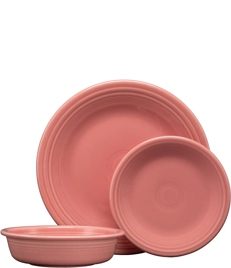 Fiesta Classic Rim 3-Piece Place Setting, Service For 1