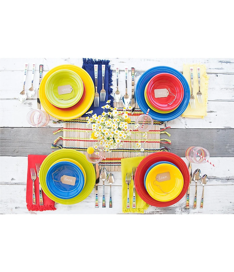 Fiesta Classic Rim 3-Piece Place Setting, Service For 1