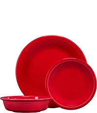 Fiesta Classic Rim 3-Piece Place Setting, Service For 1