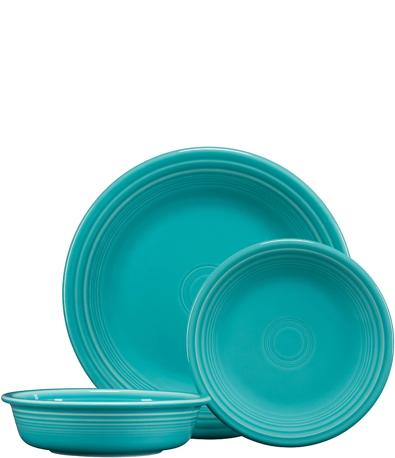 Fiesta Classic Rim 3-Piece Place Setting, Service For 1