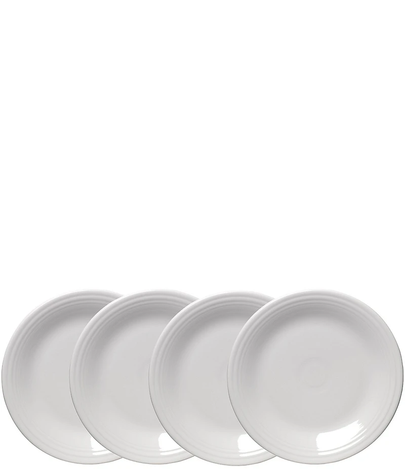 Fiesta Classic Rim Dinner Plates, Set of 4