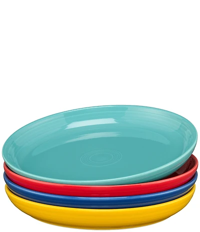 Fiesta Mixed Collection Coupe Dinner Bowls, Set of 4