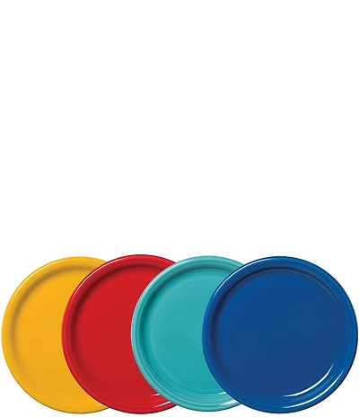Fiesta Mixed Collection Bistro Coupe Dinner Plates, Set of 4