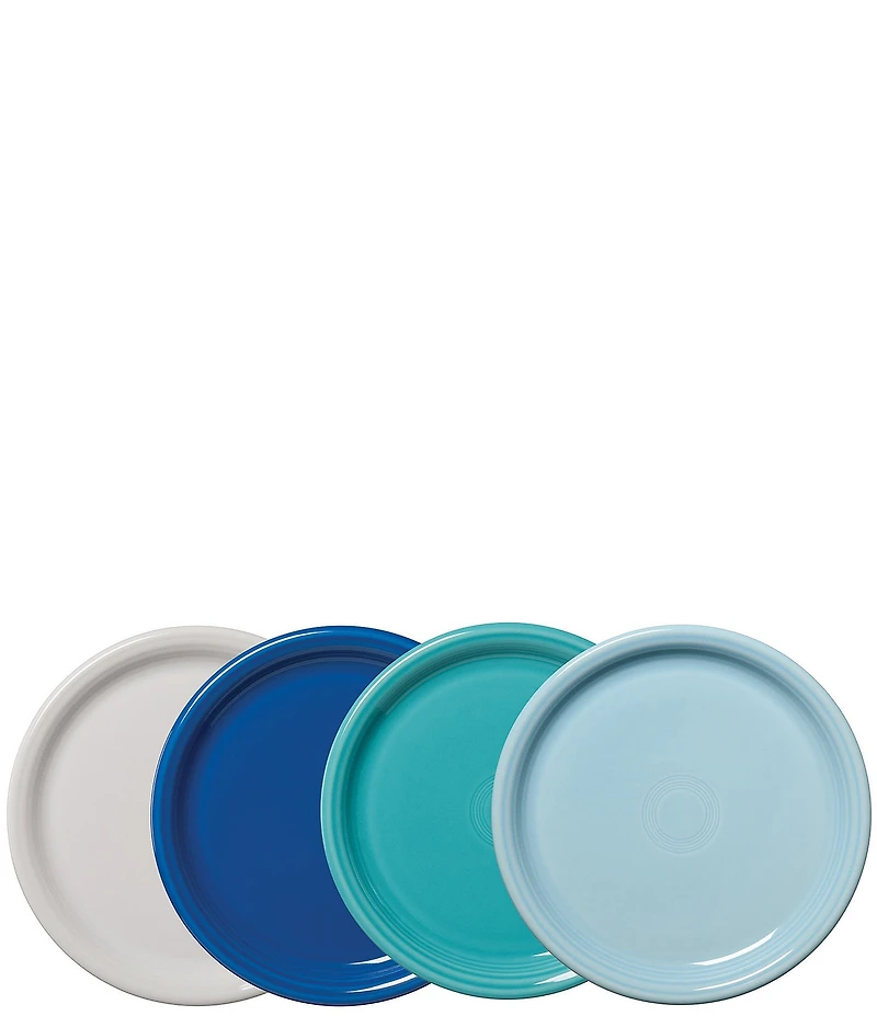 Fiesta Mixed Collection Bistro Coupe Dinner Plates, Set of 4