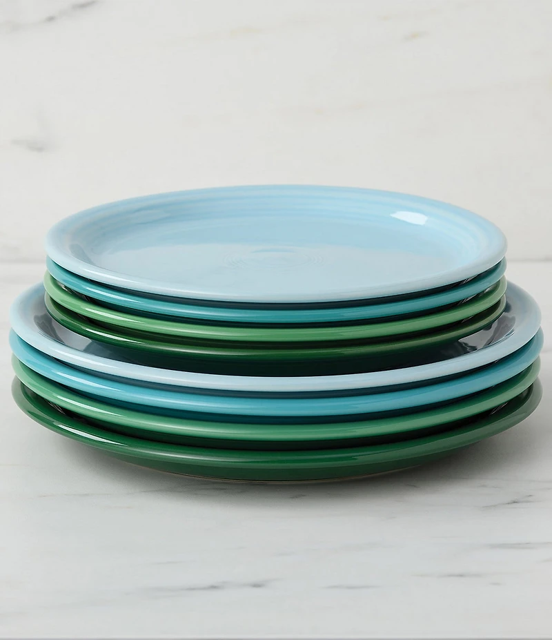Fiesta Mixed Collection Bistro Coupe Dinner Plates, Set of 4
