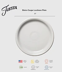 Fiesta Mixed Bistro Coupe Luncheon Plate