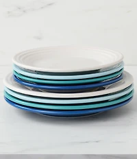Fiesta Mixed Classic Rim Luncheon Plates, Set of 4