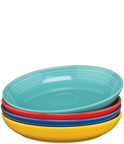 Fiesta Mixed Collection Coupe Luncheon Bowls, Set of 4
