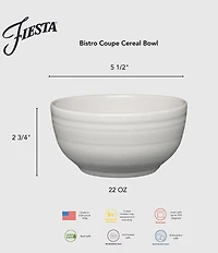 Fiesta Coastal Shores Collection Bistro Coupe Cereal Bowl
