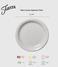 Fiesta Coastal Shores Collection Bistro Coupe Salad Plate