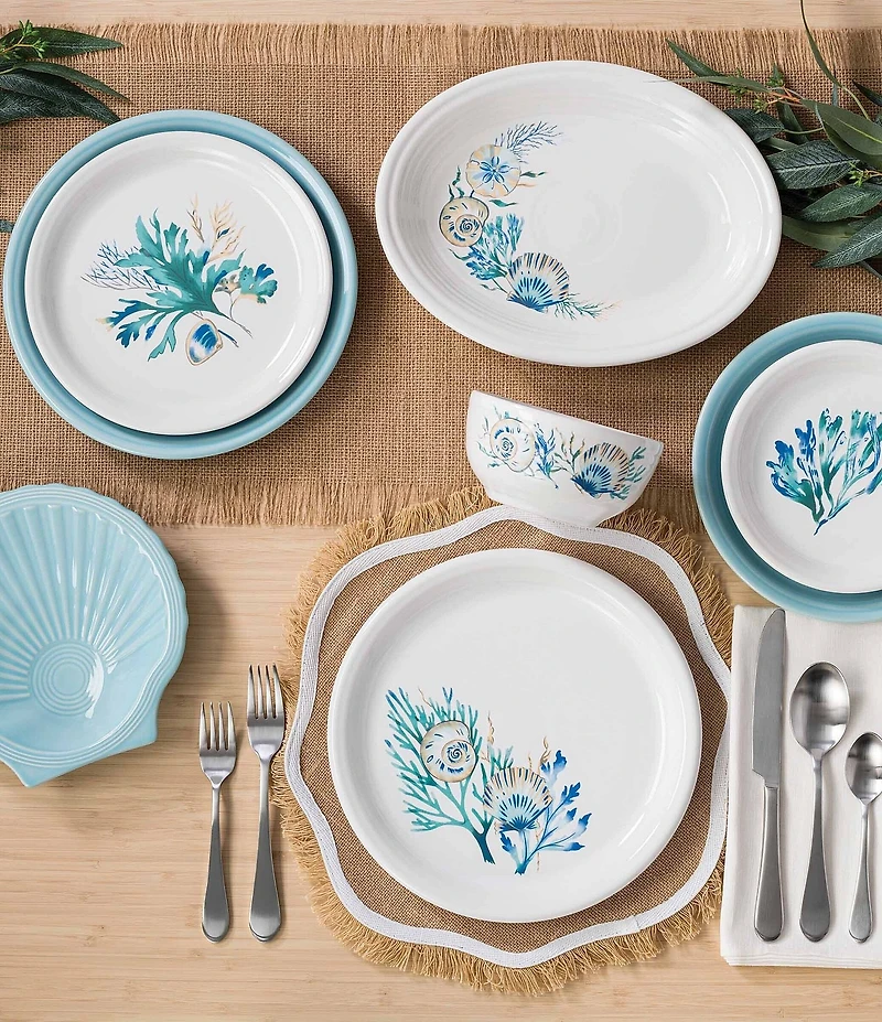 Fiesta Coastal Shores Collection Luncheon Plate