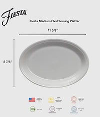 Fiesta Coastal Shores Medium Oval Serving Platter