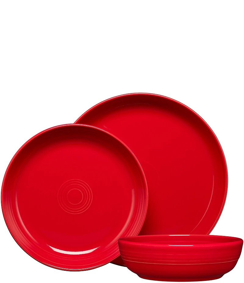 Fiesta Coupe Bowl 3-Piece Place Setting