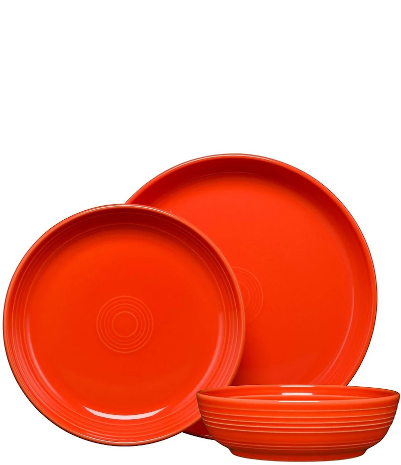 Fiesta Coupe Bowl 3-Piece Place Setting