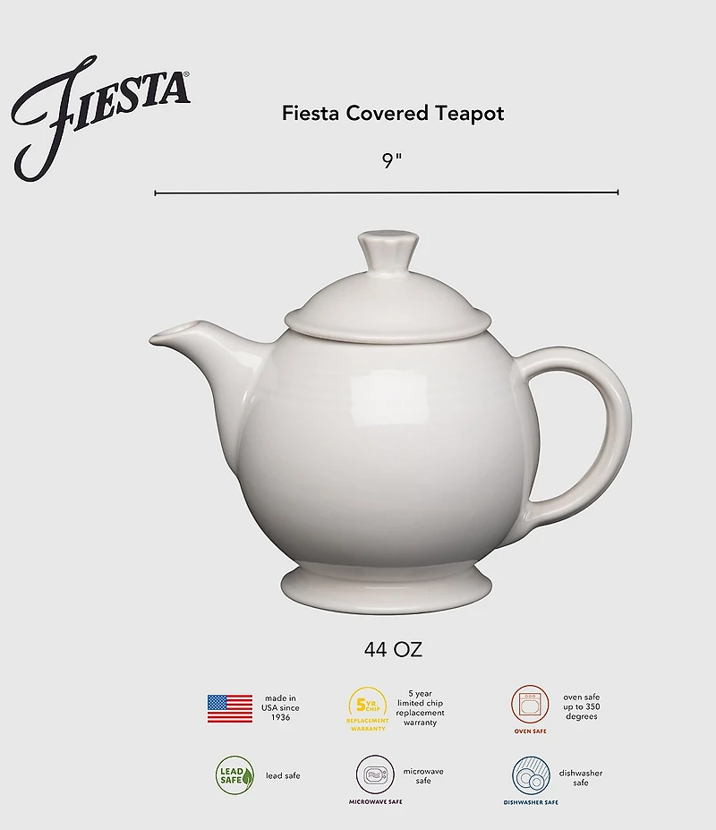 Fiesta Covered Teapot