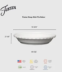 Fiesta Deep Dish Pie Baker