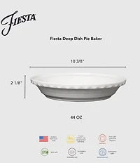 Fiesta Deep Dish Pie Baker