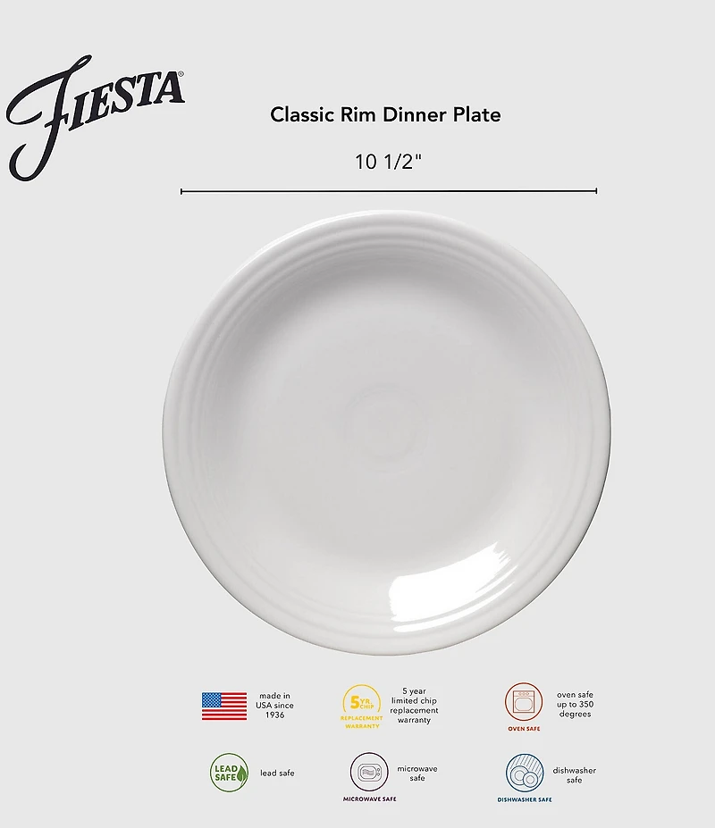 Fiesta Dinner Plate