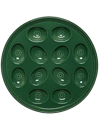 Fiesta Round Egg Serving Platter 11.25#double; Dia.