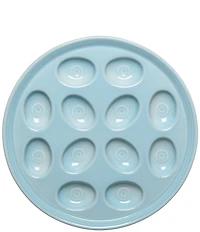 Fiesta Round Egg Serving Platter 11.25#double; Dia.