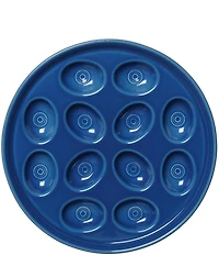 Fiesta Round Egg Serving Platter 11.25#double; Dia.