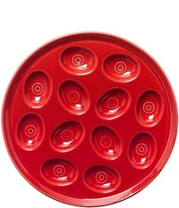 Fiesta Round Egg Serving Platter 11.25#double; Dia.