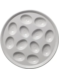 Fiesta Round Egg Serving Platter 11.25#double; Dia.