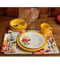 Fiesta Floral Bouquet 9#double; Luncheon Plate