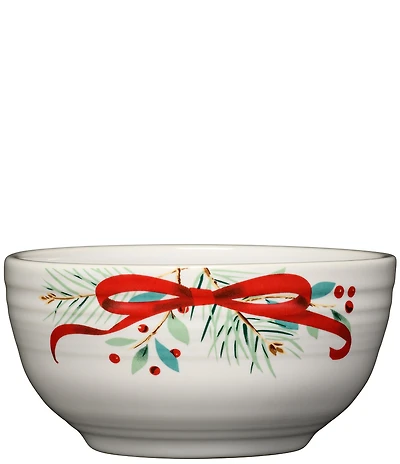 Fiesta Holly Berry Christmas Garland Bistro Coupe Cereal Bowl