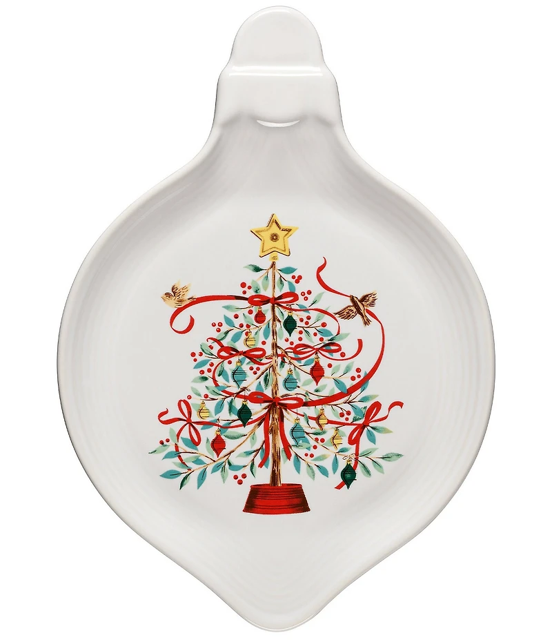 Fiesta Holly Berry Christmas Tree Ornament Plate