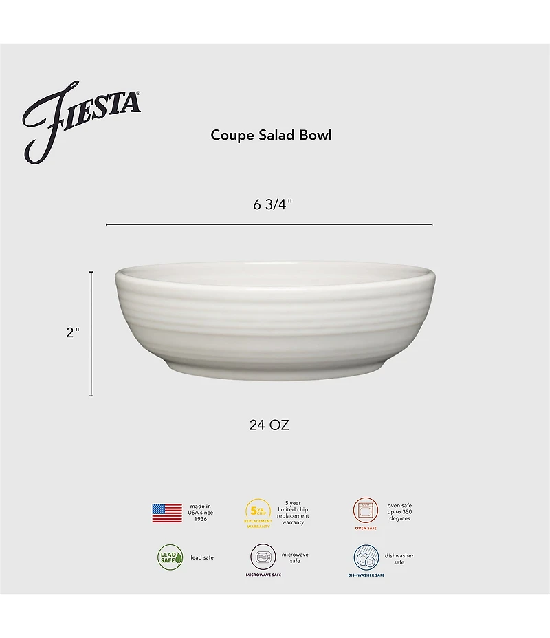 Fiesta Individual Salad Bowl, 24 oz.