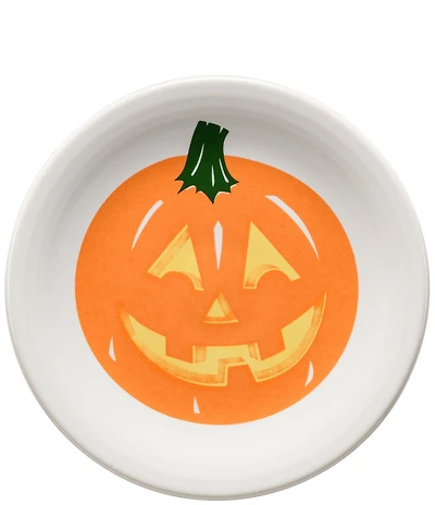 Fiesta Jack O Lantern Pumpkin Classic Rim Appetizer Plate