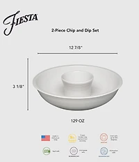 Fiesta 2-Piece Chip-N-Dip Set