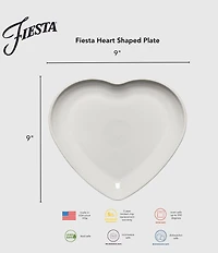 Fiesta Jade Heart Plate