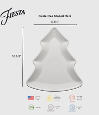 Fiesta Tree Shaped Plate 10 1/8 Inch