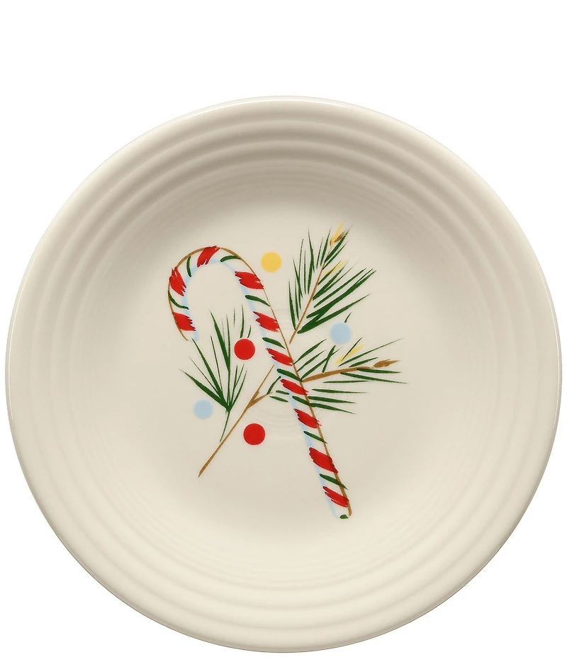Fiesta Jolly Christmas Candy Cane Classic Luncheon Plate